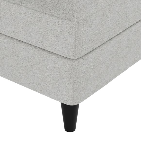 Zoe Boucle Storage Footstool Dunelm