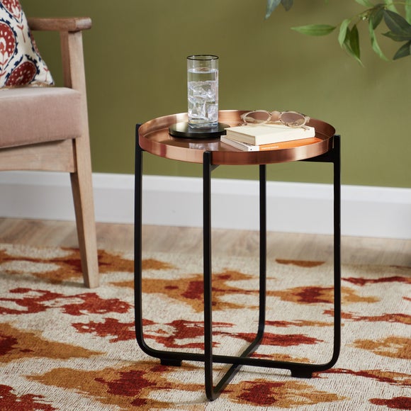 small oak coffee table with drawers