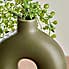 Donut Vase Olive (Green)
