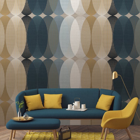 Cheap Modern Wall Painting Paper 3D Golden Lines Creative Geometric Mural  Wallpapers Bedroom Living Room Sofa TV Background Wall Paper Decor  Joom