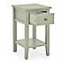 Lynton 1 Drawer Small Bedside Table Sage