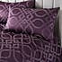Laurence Llewelyn-Bowen Tie the Knot Damson Duvet Cover and Pillowcase Set  undefined