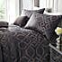 Laurence Llewelyn-Bowen Tie the Knot Slate Duvet Cover and Pillowcase Set  undefined