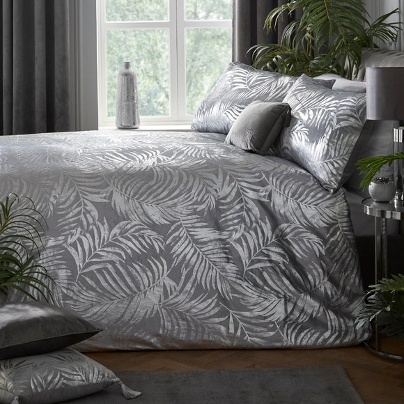 dunelm silver duvet cover