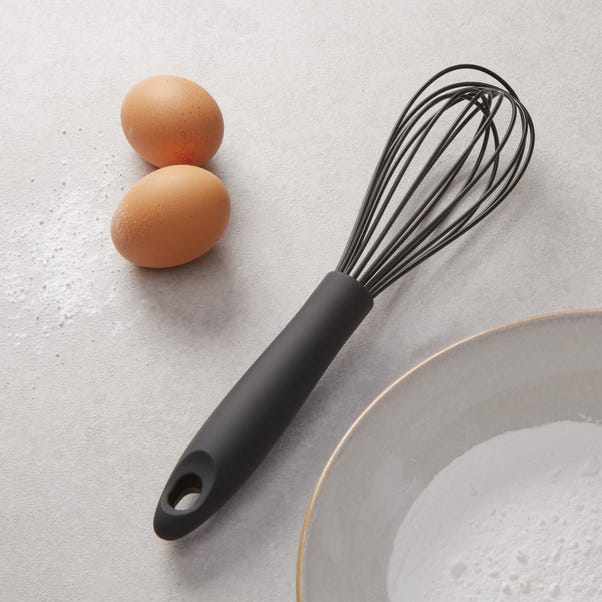 AllTopBargains 4 Pk Silicone Coated Whisk Cooking Utensil Egg Beater Non Scratch Sturdy Blender