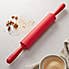 Dunelm Silicone Red Rolling Pin Red