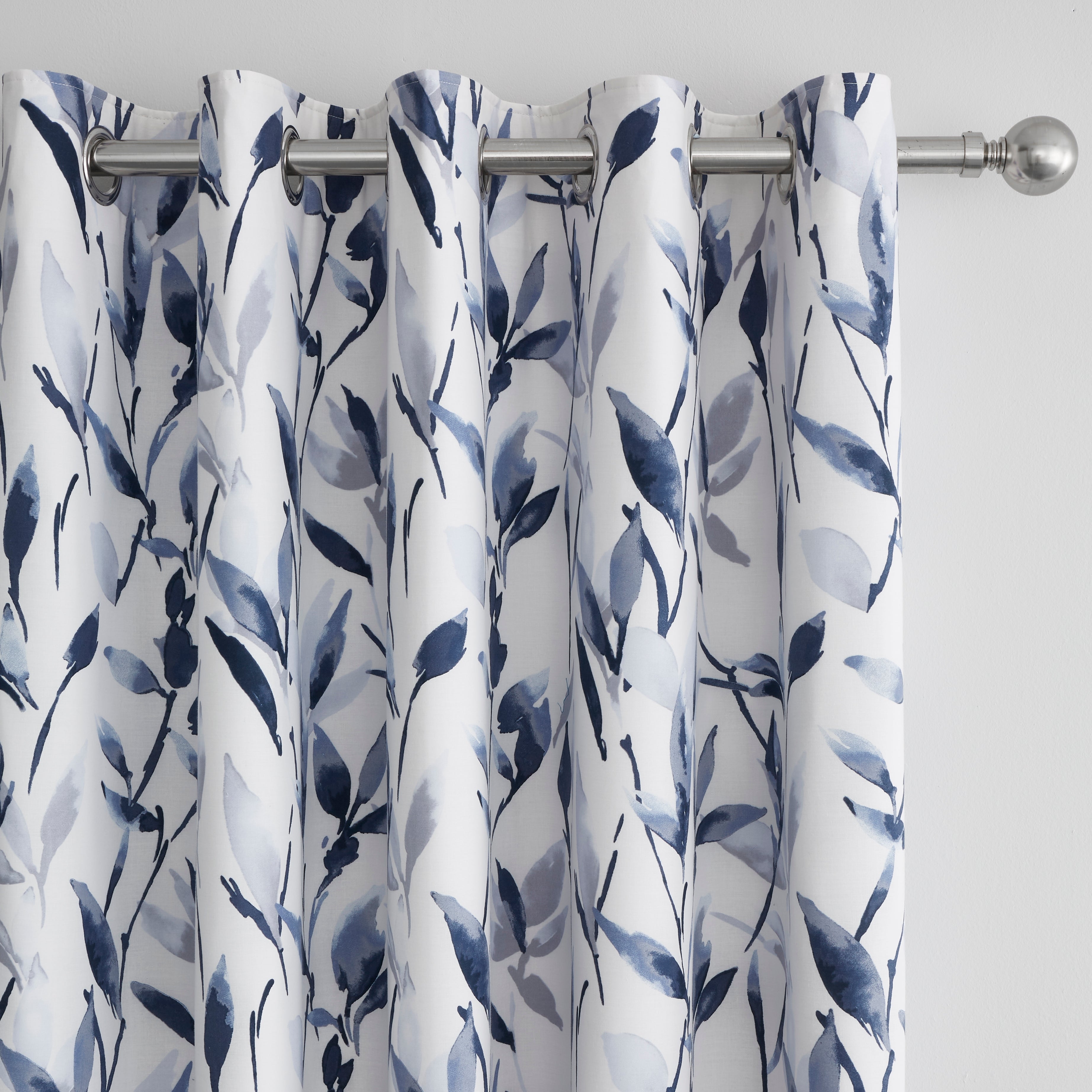 Buy Blue Isla Floral Print Blackout/Thermal Curtains from the Next UK  online shop