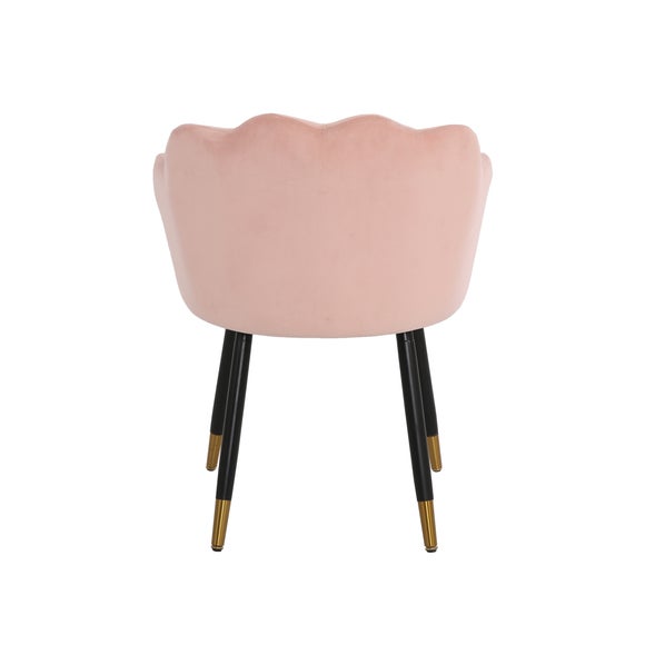 Vivian Velvet Dining Chair Dunelm