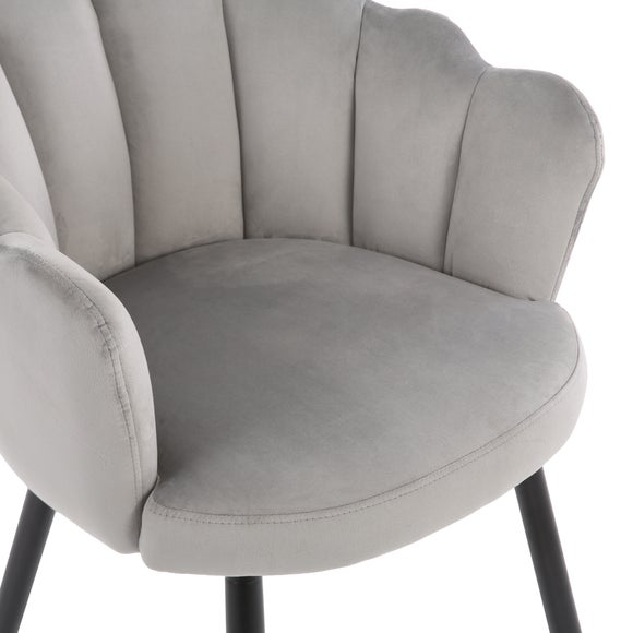 Vivian Velvet Dining Chair Dunelm