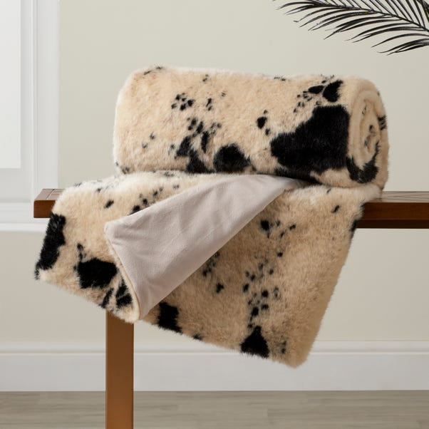 Faux Cow Hide Throw  image 1 of 5