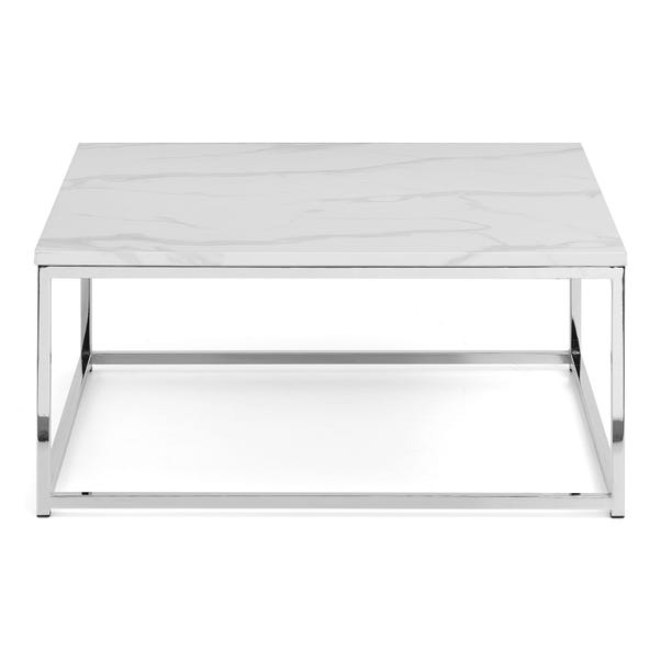 Scala Coffee Table, White Marble Effect image 1 of 2