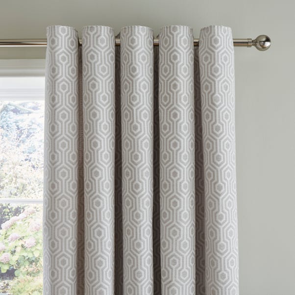 Colvin Silver Eyelet Curtains  undefined