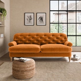 Canterbury Luxury Velvet 3 Seater Sofa