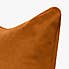 Luxury Velvet Scatter Cushion Luxury Velvet Orange Umber undefined
