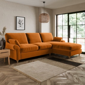 Salisbury Luxury Velvet Right Hand Corner Sofa