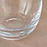 Clear Glass Tapered Bullet Vase Clear
