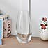 Clear Glass Tapered Bullet Vase Clear