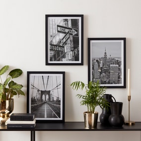 Set of 3 New York Photographic Prints 30x40cm