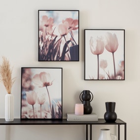 Set of 3 Photographic Tulip Prints 40x50cm