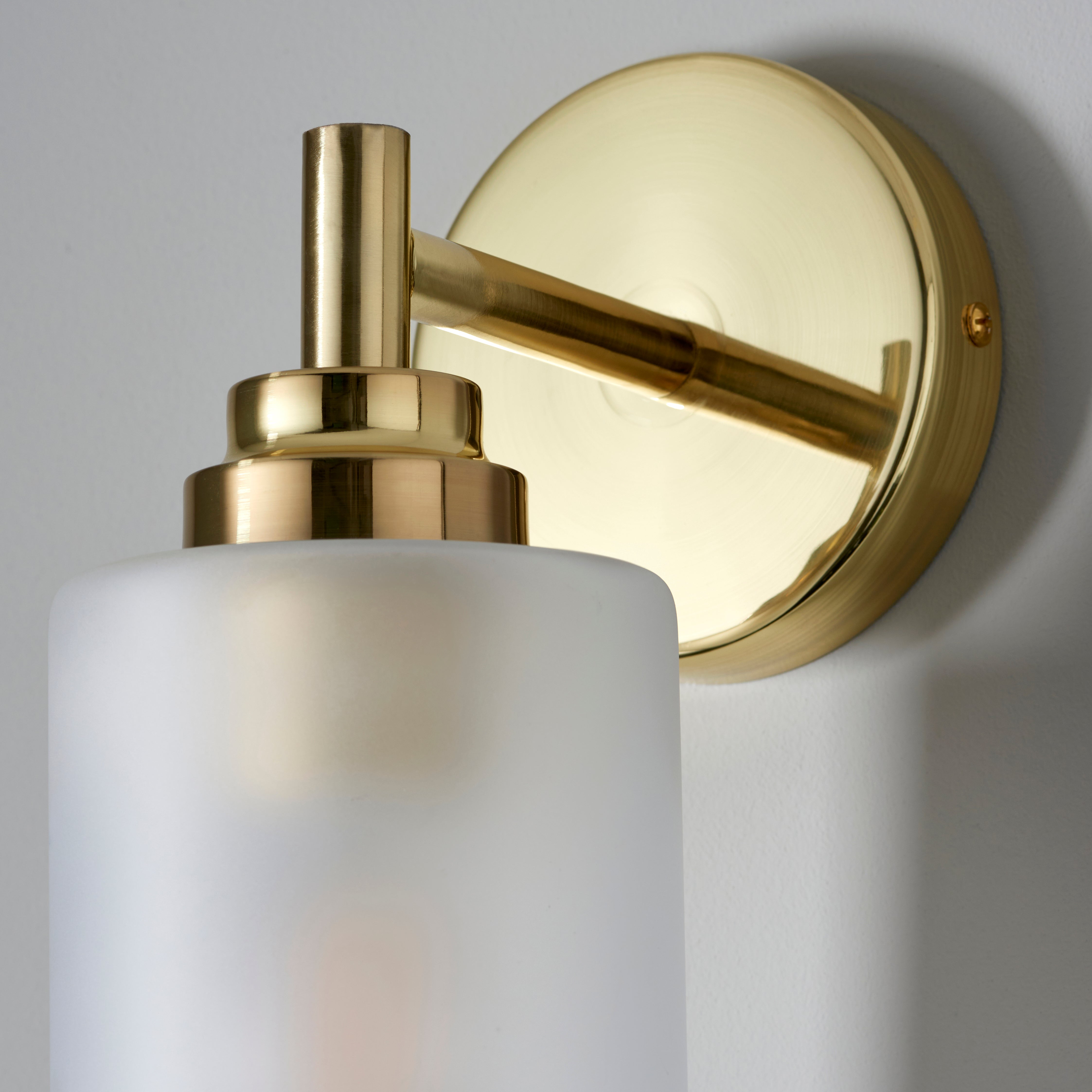 Fryer Bathroom Wall Light Gold