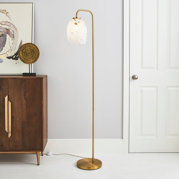 dunelm ochre floor lamp