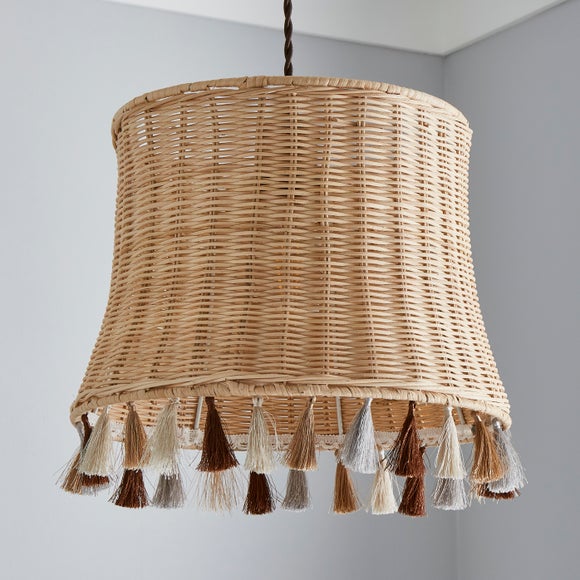 rattan lamp shade dunelm