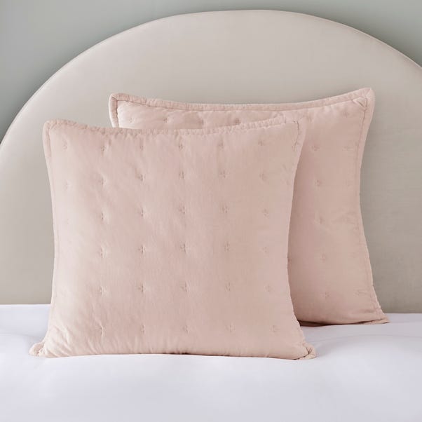 Dorma Adeena Pink Continental Pillowcase image 1 of 2