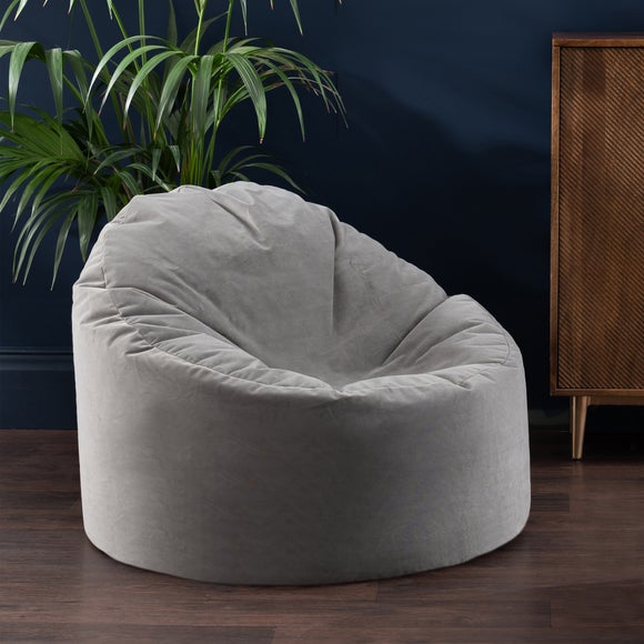 dunelm grey bean bag