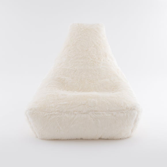 Snowball White Beanbag Chair Dunelm   30766416 Alt01 