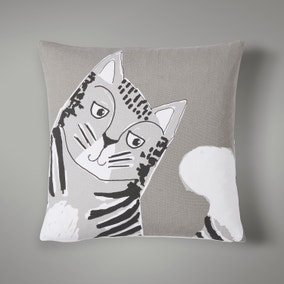 Cat Printed Cushion 