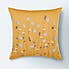 Scandi Floral Ochre Cushion Cover Ochre undefined