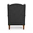 Oswald Self Assembly Chenille Chair Oswald Charcoal