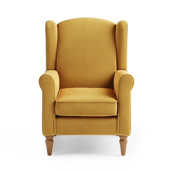 yellow armchair dunelm