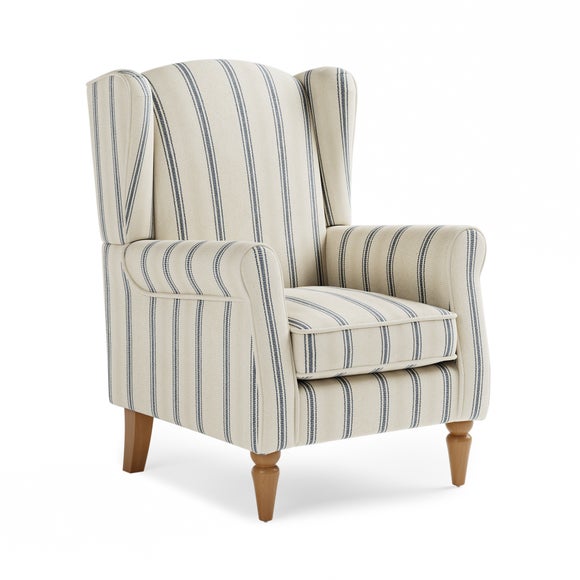 dunelm blue armchair