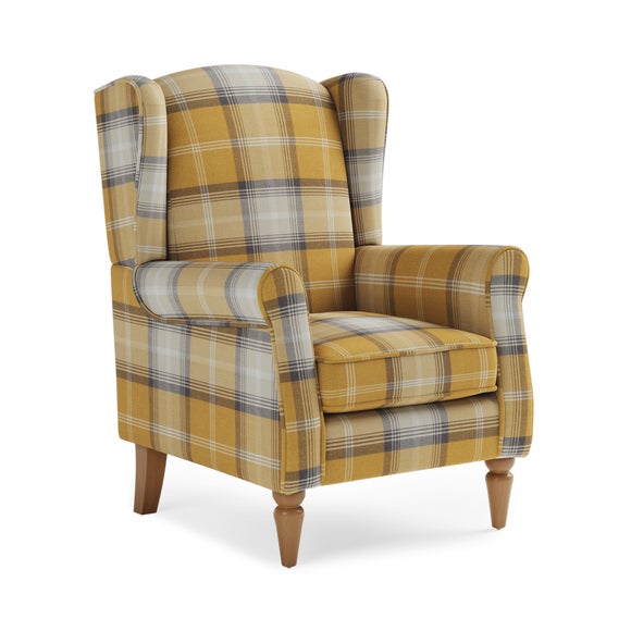 dunelm check chair