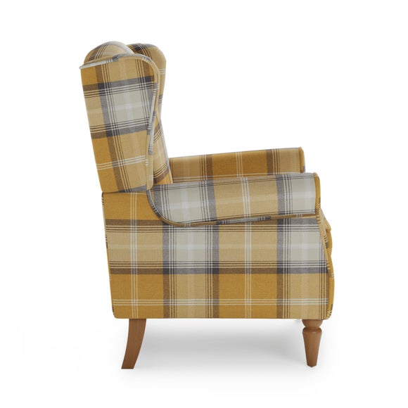 dunelm tartan chair