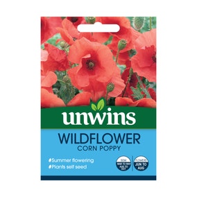 Unwins Wildflower Corn Poppy Seeds