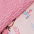 Pretty Mermaid Single Duvet Cover and Pillowcase Twin Pack Set Pink undefined