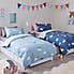 Rain or Shine Single Duvet Cover and Pillowcase Twin Pack Set Blue undefined
