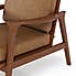 Elements Maddox Faux Leather Accent Chair Brown Brown