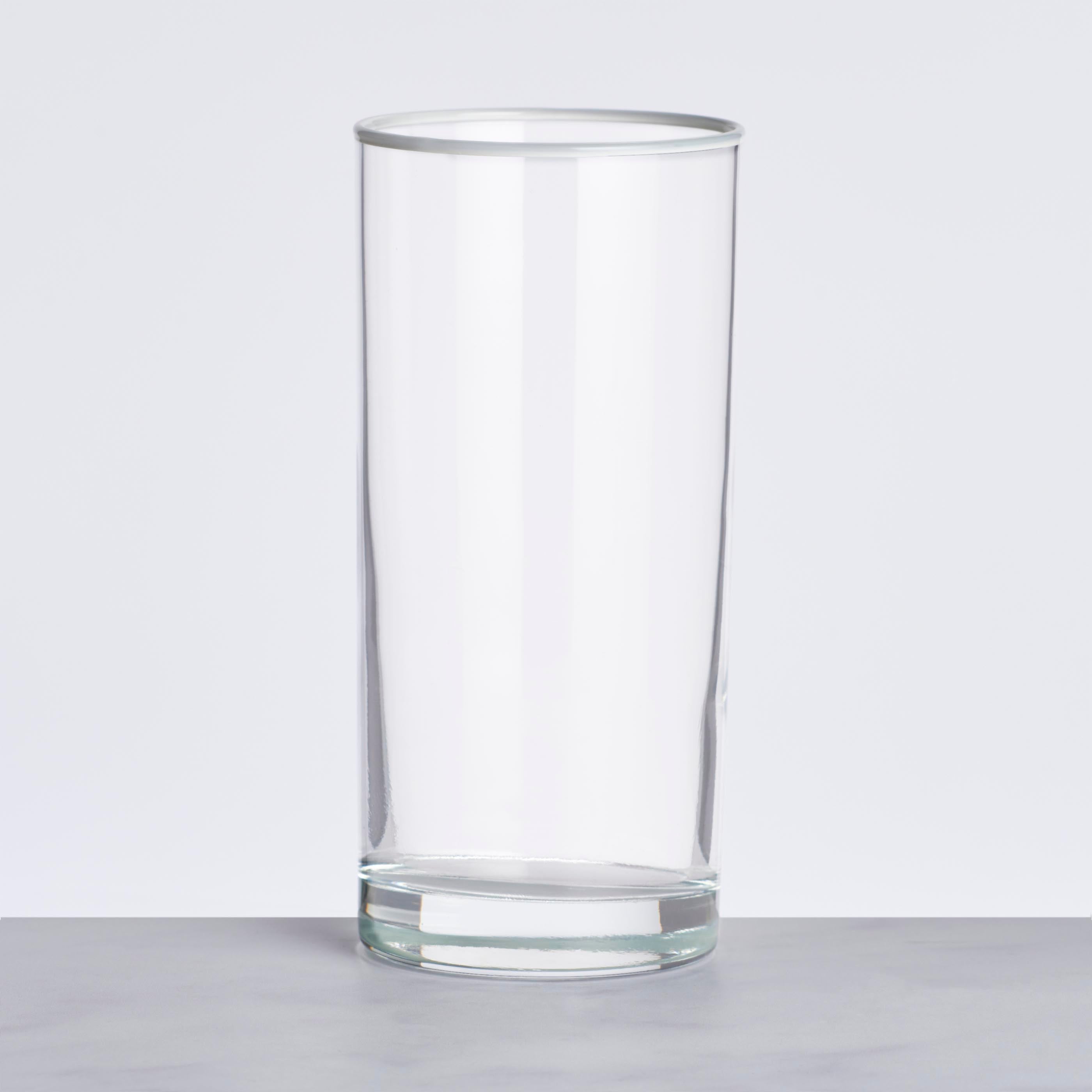 White Highball Glass