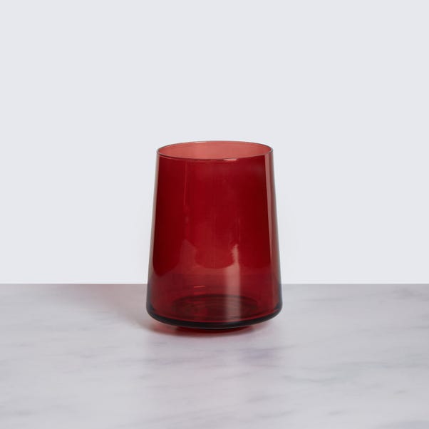 Red Tumbler Glass Red