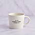 Waters and Noble Cappuccino Mug White