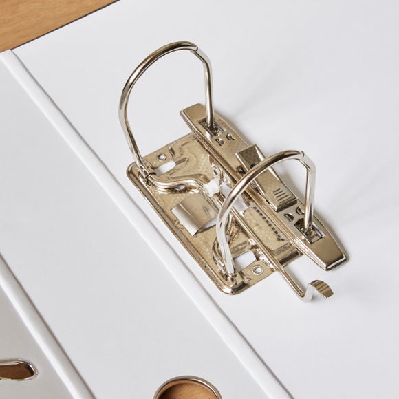 Waters Noble Faux Leather A4 Lever Arch File Dunelm