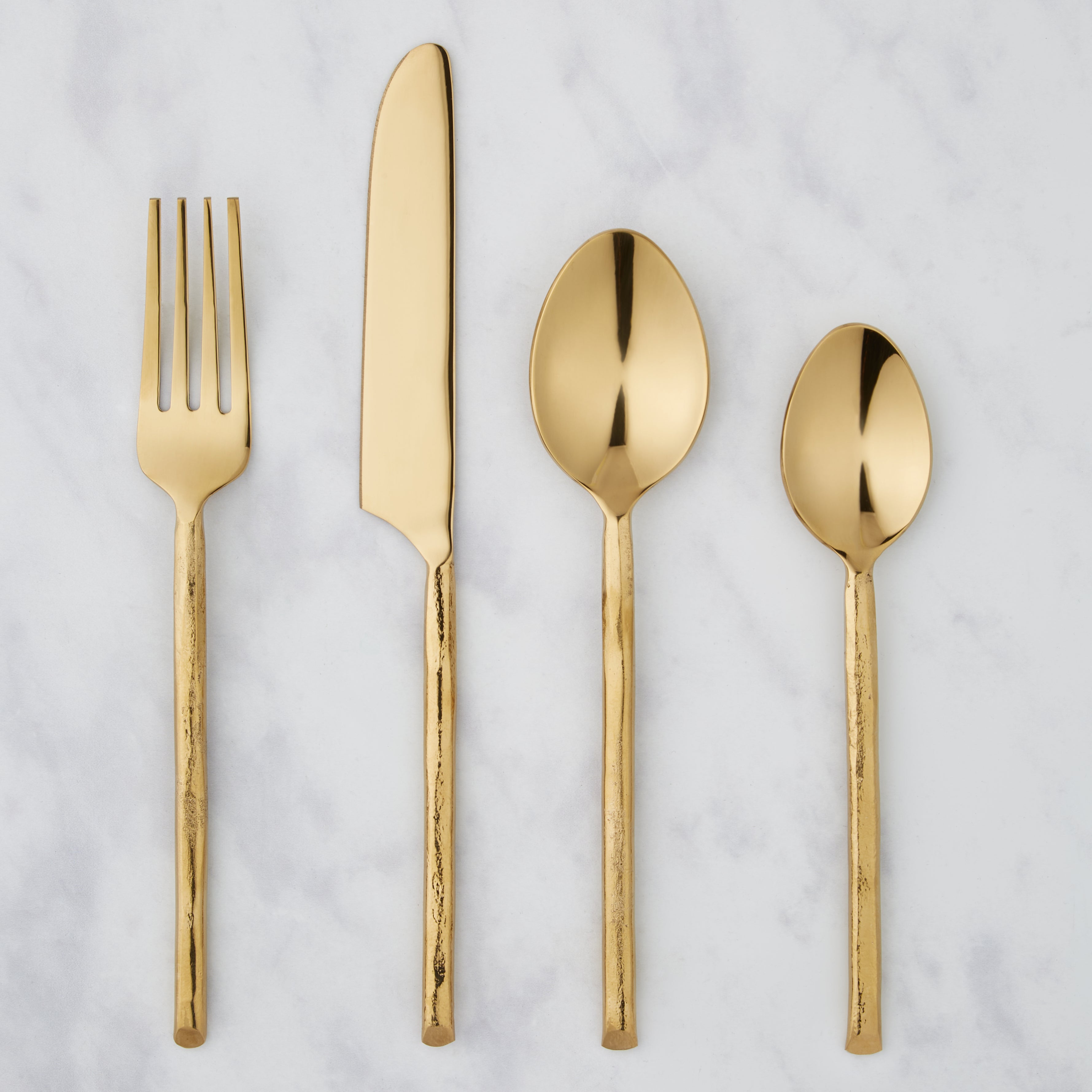 16 Piece Gold Cutlery Set