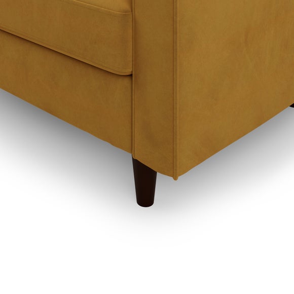 Zoe Velvet Left Hand Corner Sofa Dunelm