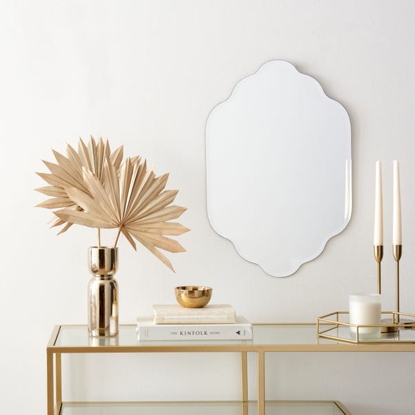 Frameless Decorative Mirror 40x60cm Silver