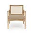 Giselle Fabric Occasional Chair Natural