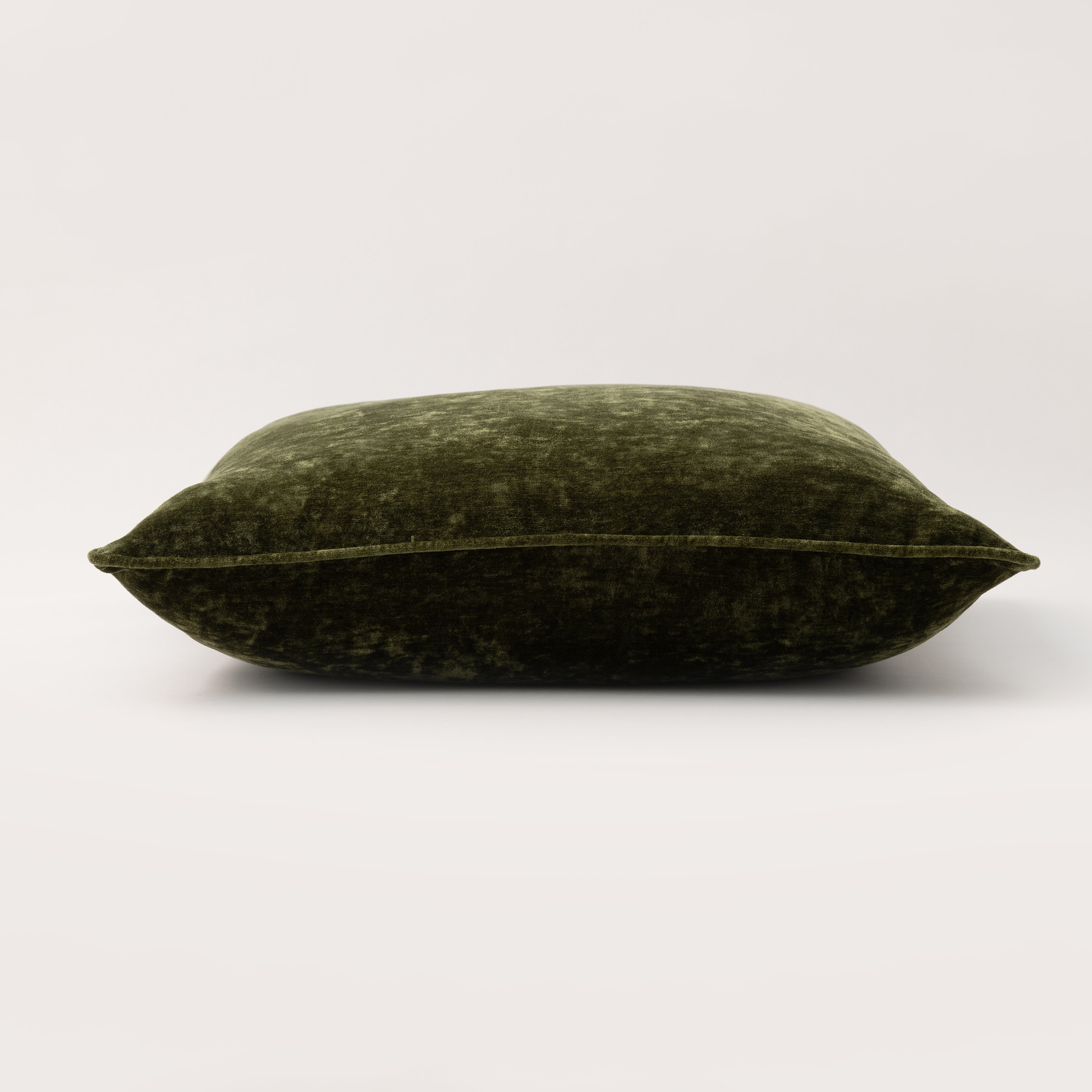 Vintage Chenille Cushion Green