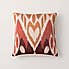 Luxe Traveller Ikat Square Cushion Natural